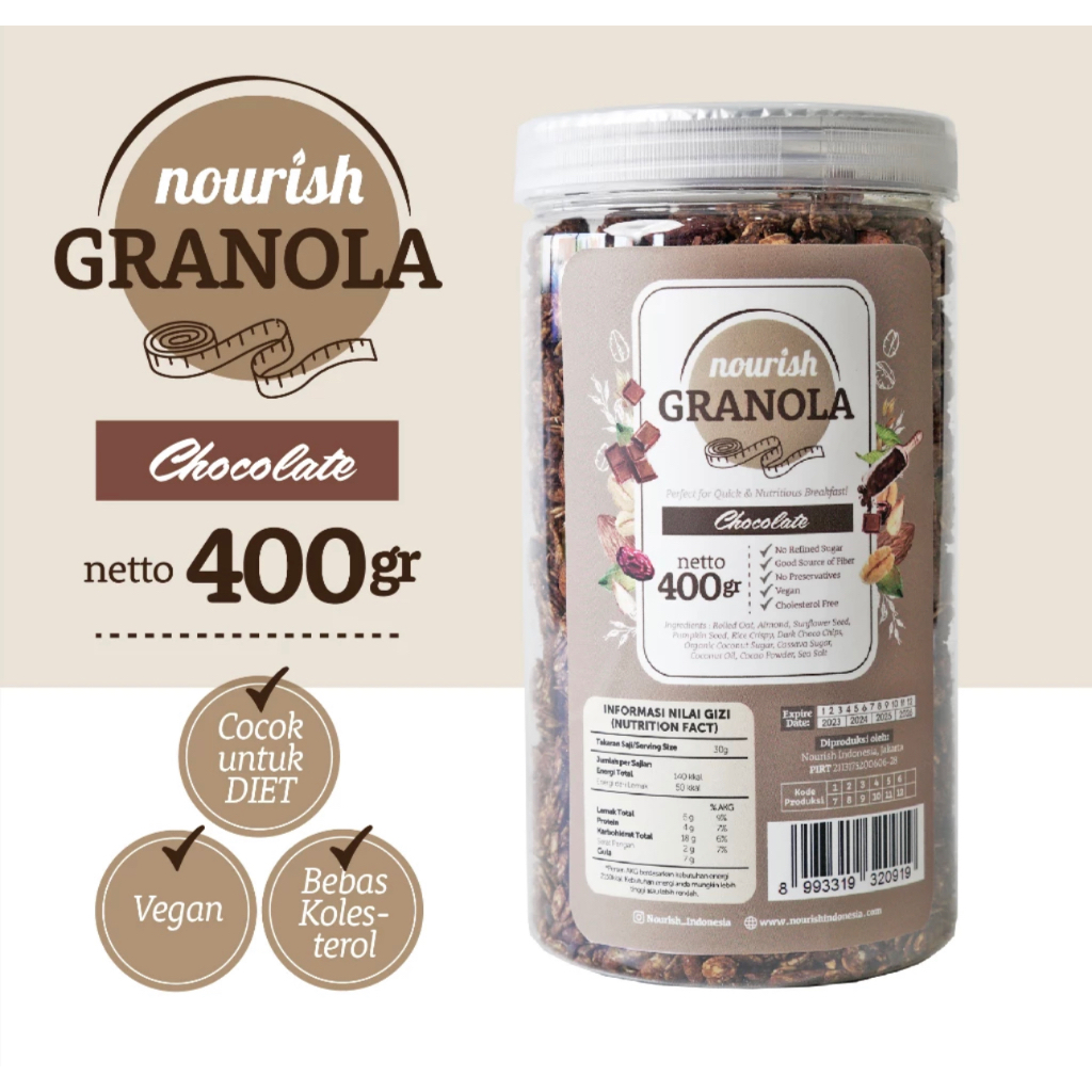 

￼Nourish Granola Chocolate