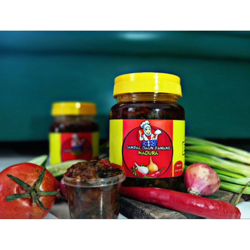 

Sambel/ Sambal Petis Daun Bawang Khas Madura Enak Gurih Lezat Pedas dan Original Dapur Ummik Madura 200 gram