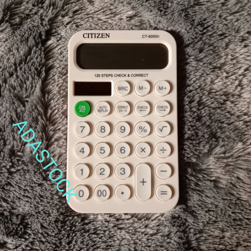 

kalkulator citizen warna ct 6000ii 12 digit check corrret ct 6000ii