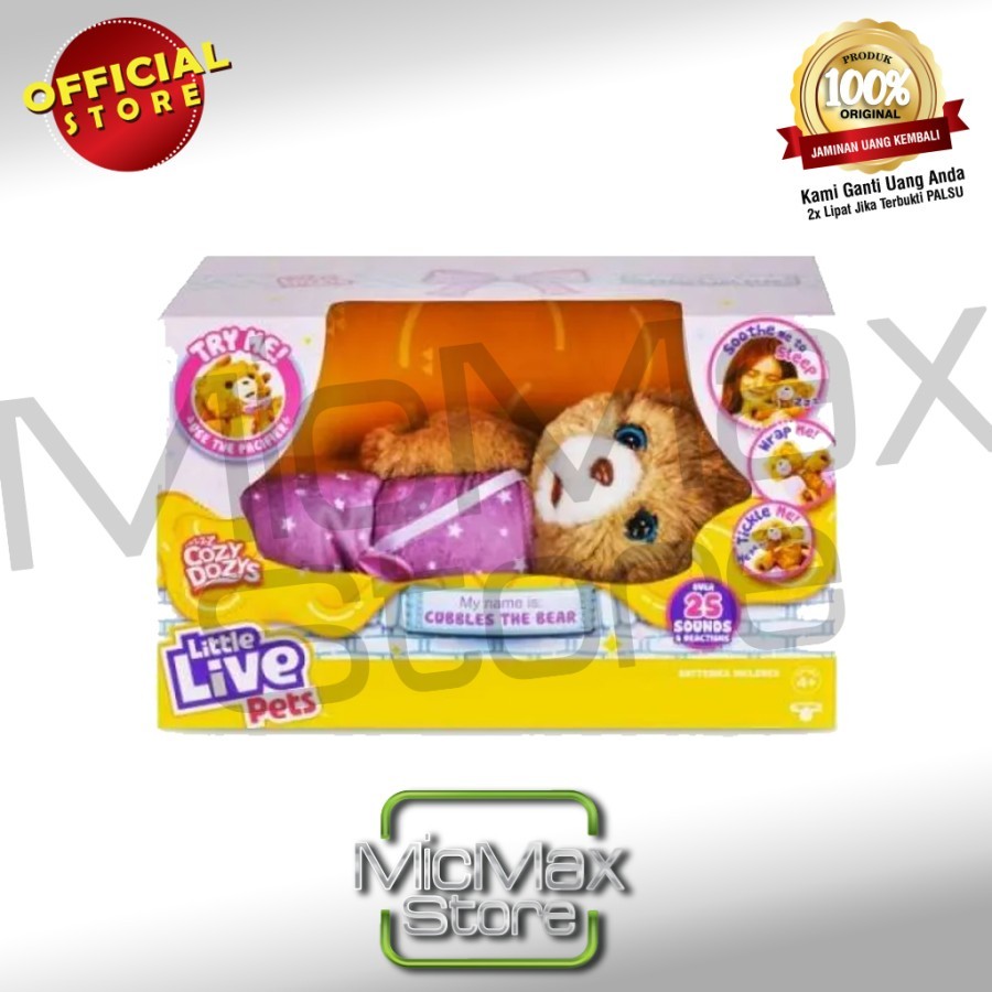 Little Live Pets Cozy Dozy Cubbles The Bear Original 26297