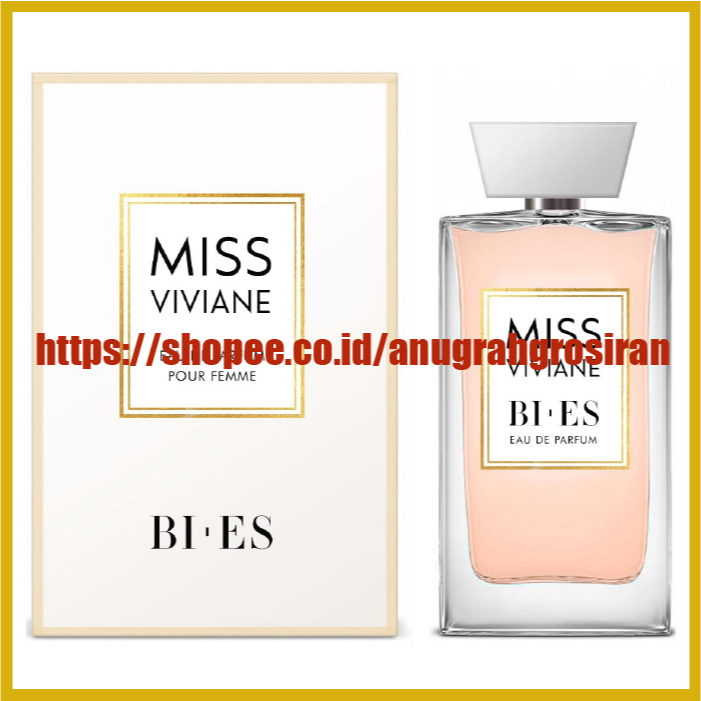 parfum ori BiEs Miss Viviane Pour Femme EDP 90ml anugrahgrosiran