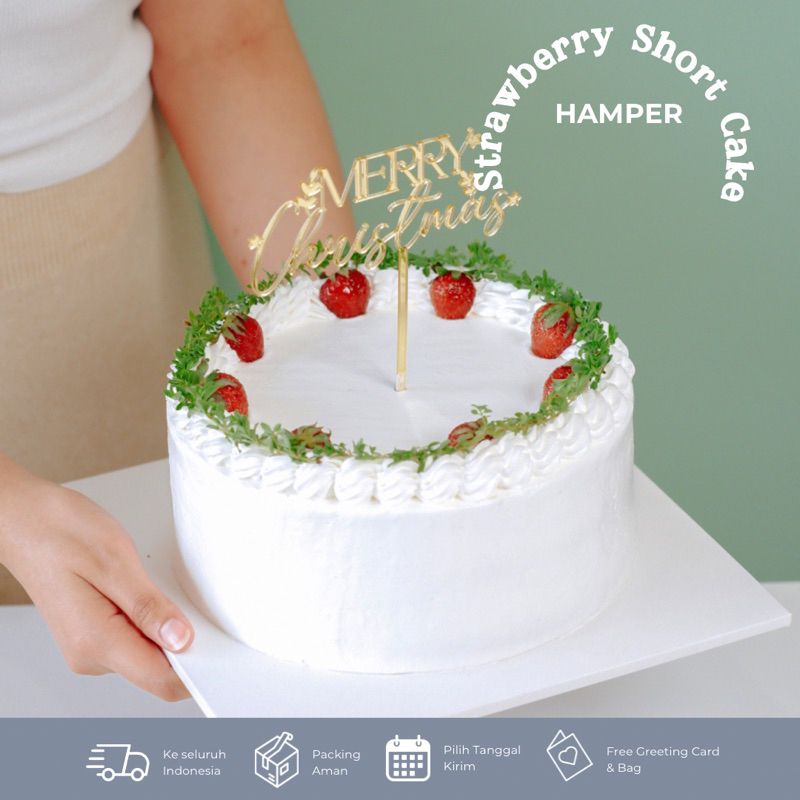 

Hampers Strawberry Short Cake | Natal Christmas