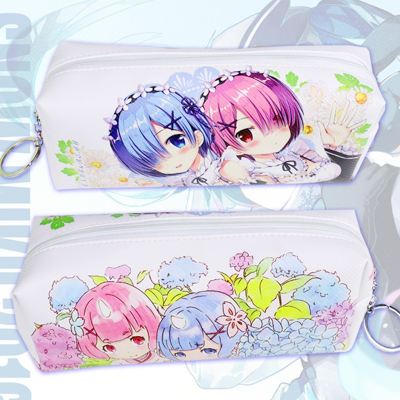 Pensil case / tempat pensil / kotak pensil anime rem ram