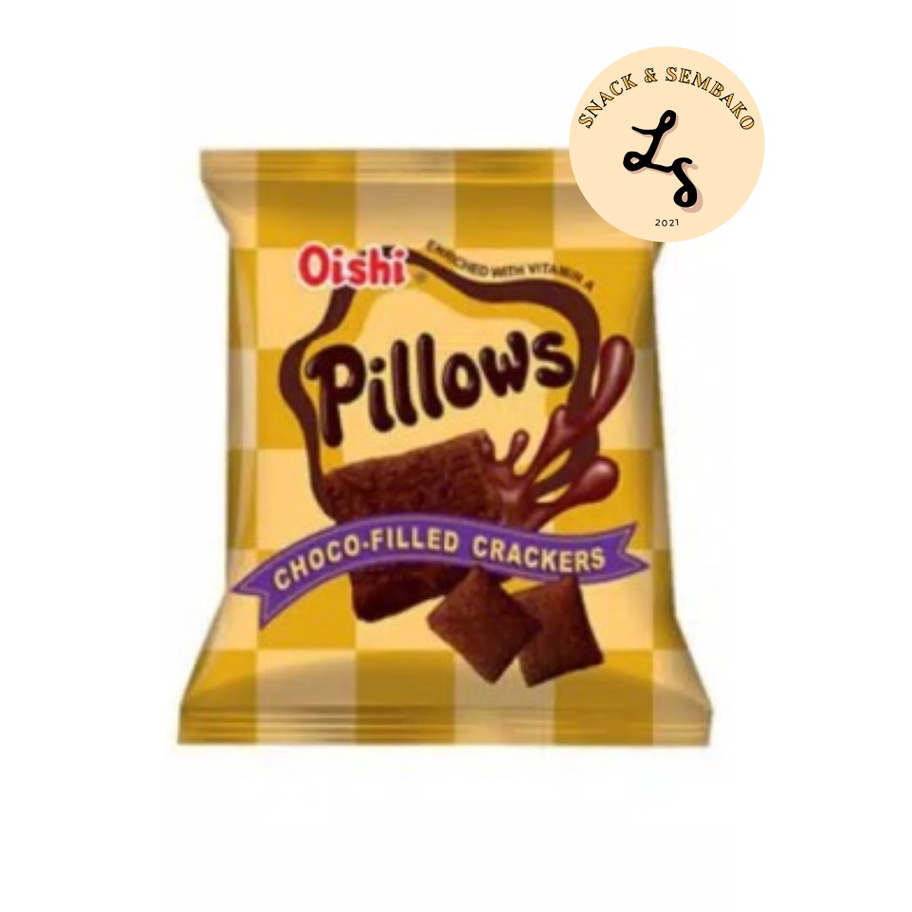 

Ready Stok Oishi Pillows Rasa Coklat/Ubi 1 Pack 20 pcs x 6 gr