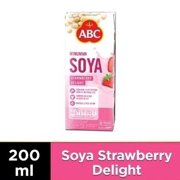 

ABC Soya Sari Kedelai Strawberry Delight 200ml 1 dus