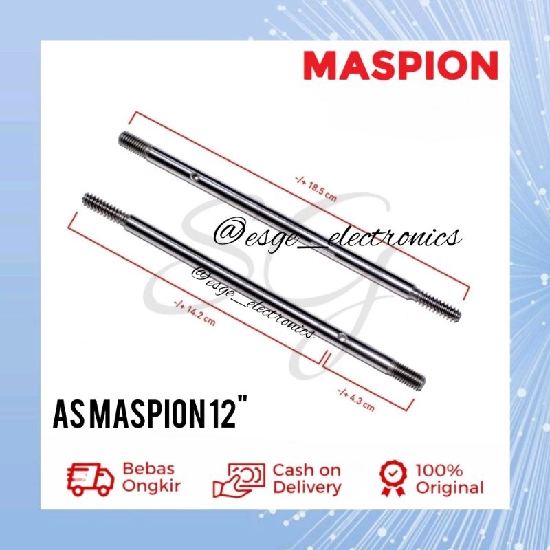 AS DINAMO KIPAS ANGIN MASPION 12 INCH AS MOTOR KIPAS ANGIN MASPION 12" AS KIPAS MASPION