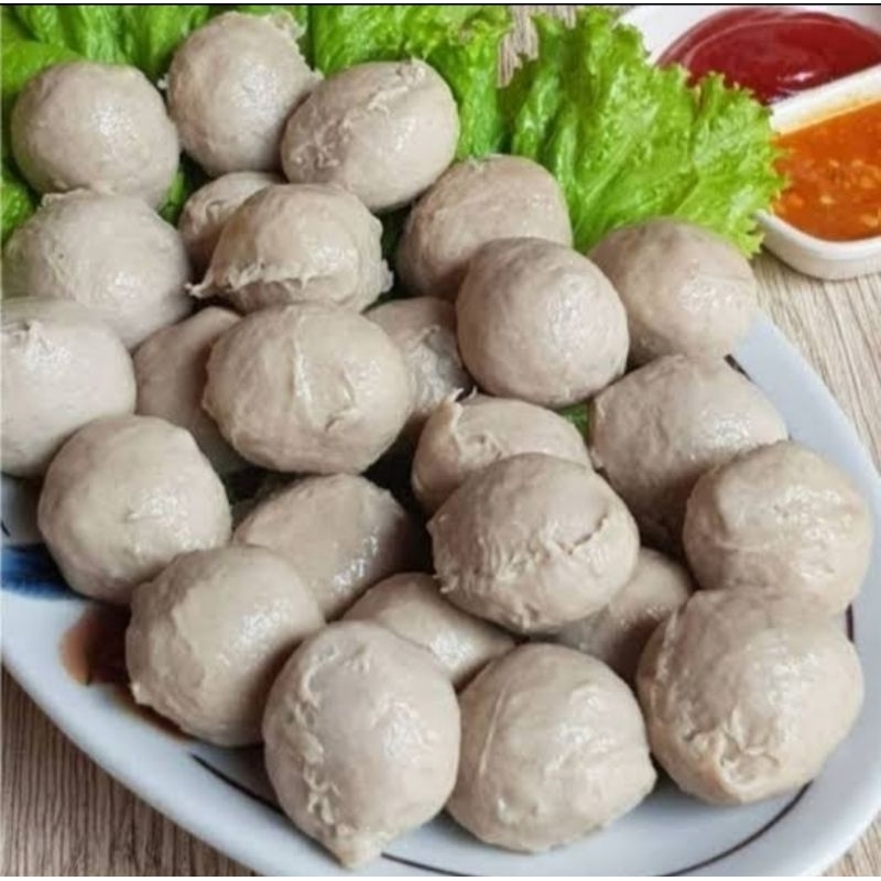 

Bakso sapi spesial isi 30 butir bakso Frozen daging sapi baso daging sapi