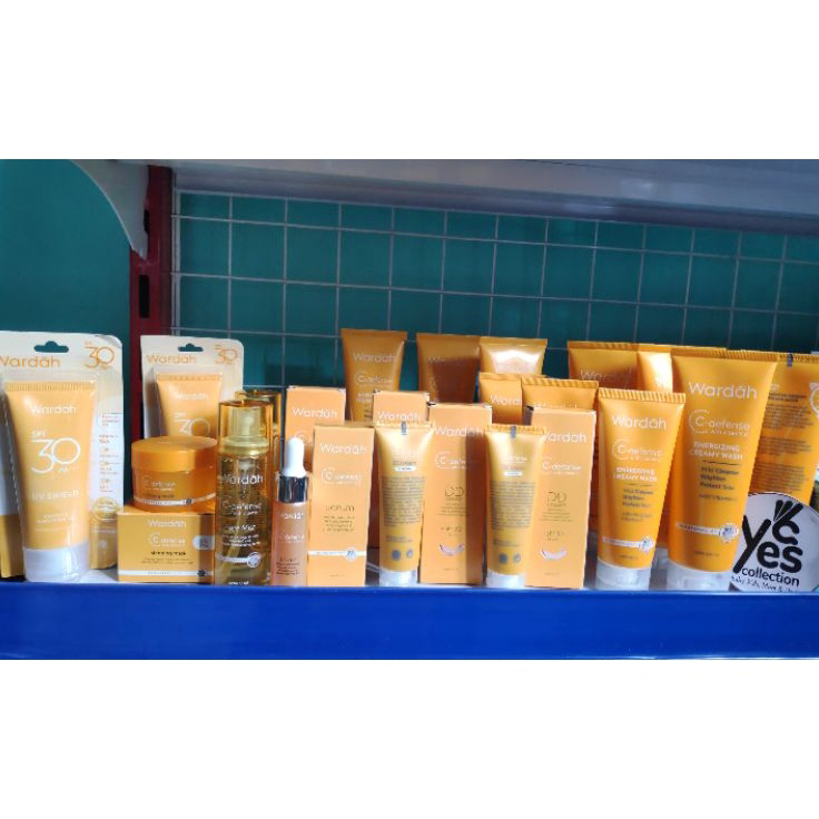Grosir Surprise ◀️ Wardah C Defense Face Mist 55ml Sleeping Mask Serum 17ml DD Cream Natural Light 2
