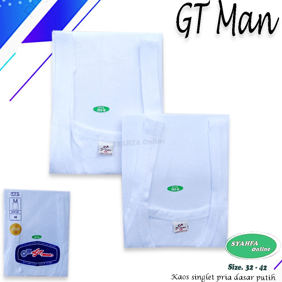 BEST SELLER SINGLET  GT MAN  / KAOS DALAM PRIA / Kaos Kutang  Pria / Singlet   Dewasa /  Kaos Dalam 