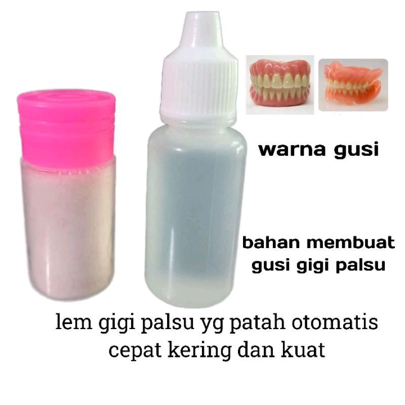 LEM GIGI PALSU PATAH 25ML#LEM GUSI AHLI GIGI#LEM GUSI PERMANEN