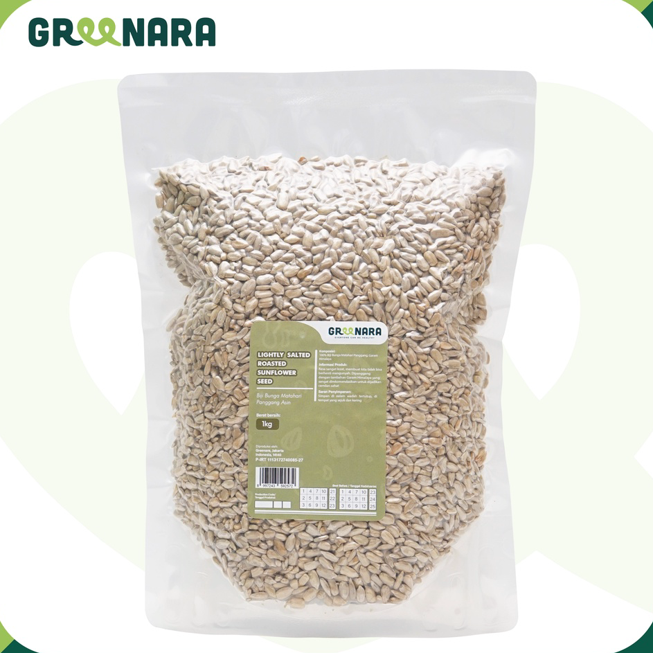

Serba Murah Lightly Salted Roasted Sunflower Seed 1Kg / Kuaci Panggang Asin Ready Stok