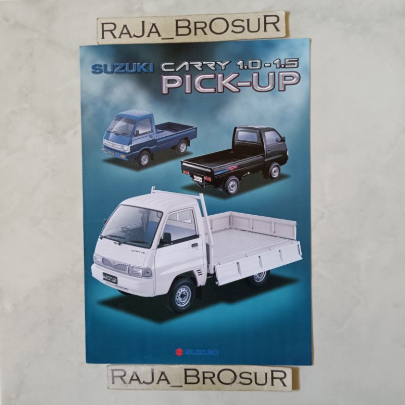 Poster brosur katalog leaflet Suzuki Carry 1.0/Super Cargo/Mega Cargo 1.5 PickUp Pick Up