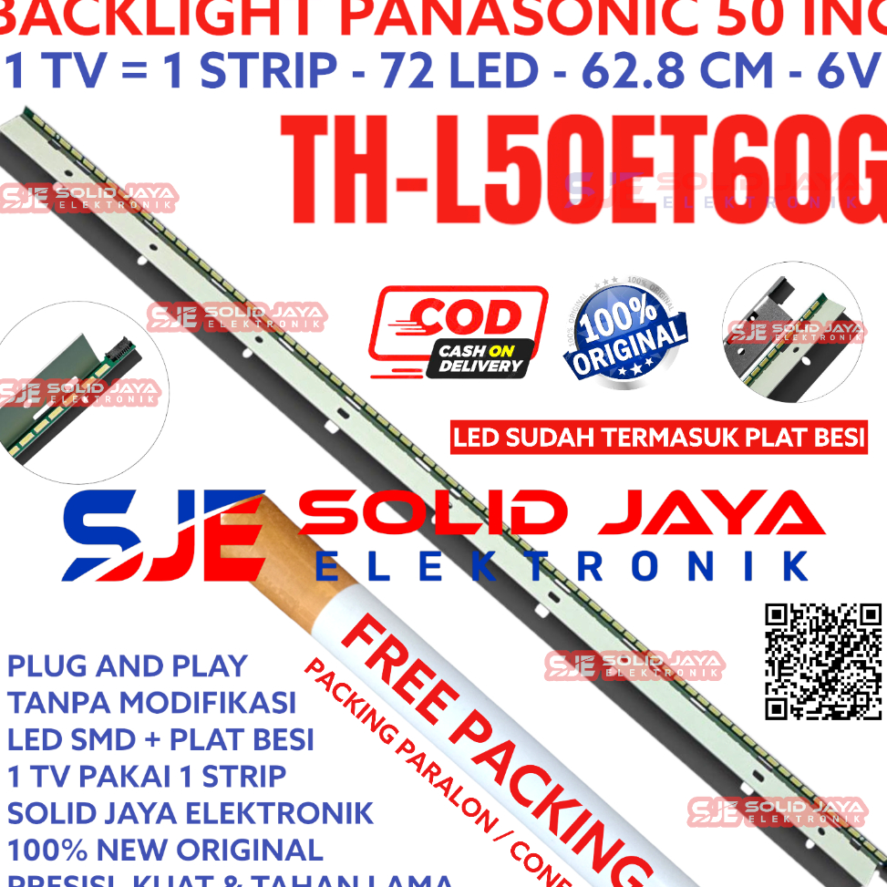 BAYAR DITEMPAT ✅ BACKLIGHT TV LED PANASONIC 50 INC TH-L50ET60G TH-L50ET60 L 50ET60 50ET60G L50ET60 L