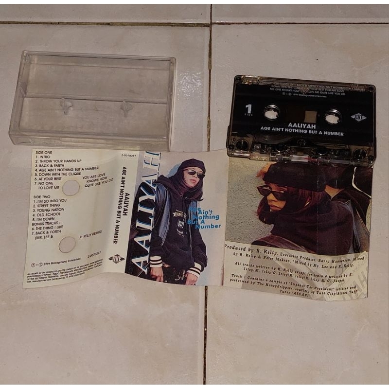kaset barat original AALIYAH-Age Ain't Nothing But A Number