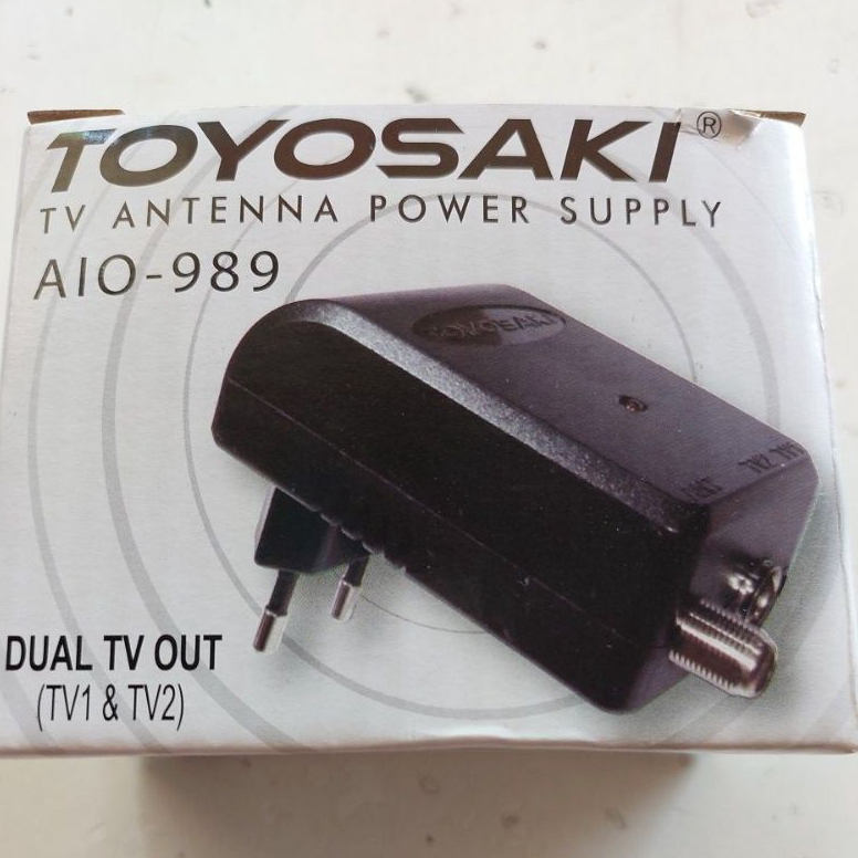 Rekomendasi.. power supply /adaptor antena  toyosaki AIO 989 /booster antena AIO 220/AIO 235