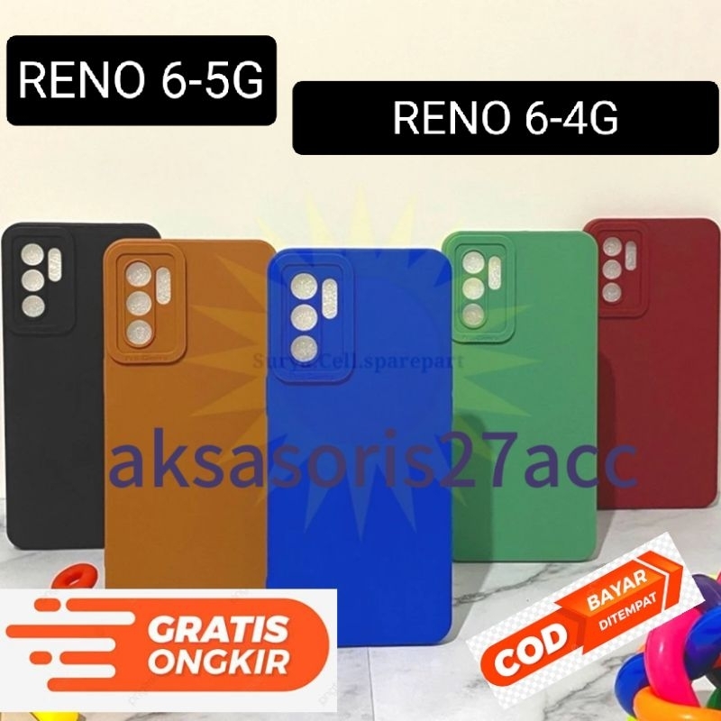 Silikon Softcase OPPO Reno 6 4G/ RENO 6-5G macaron Pro Camera
