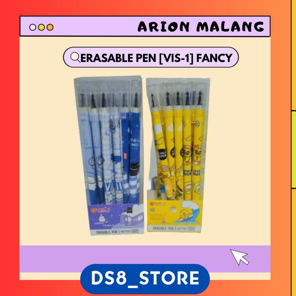 

Bolpen / Pen / Ballpoint Bisa Dihapus / Erasable Pen FANCY VIS-1