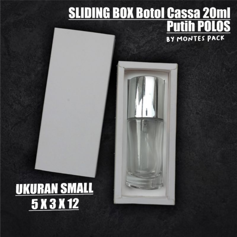 

MINI SLIDE BOX / Untuk botol casa 20ml / Sliding Box SMALL / Box Parfum Sliding untuk botol model cassa 20ml