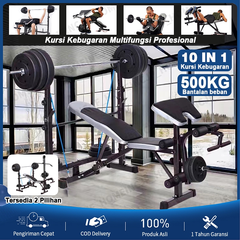 Alat Olahraga Fitness Bench Press Multifungsi Adjustable Multy Weight Fitness Bench Press