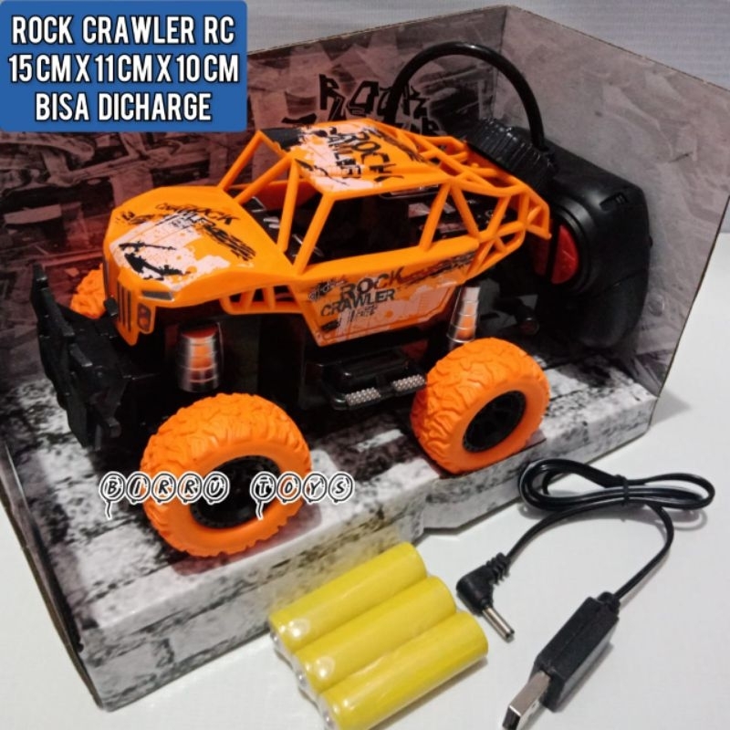 Mainan RC Mobil Rock Crawler Off Road - Remote Control (BISA DICHARGE)