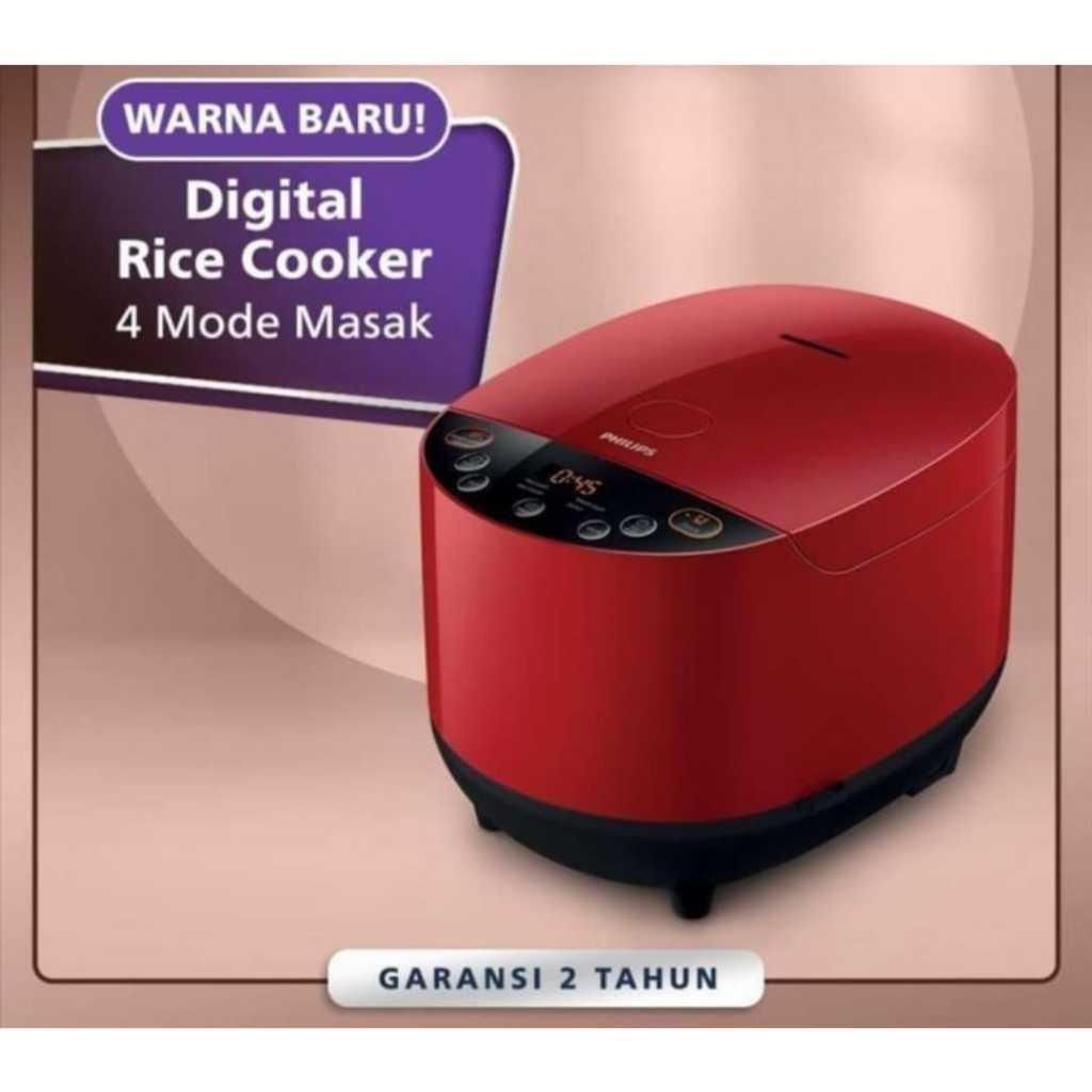 PHILIPS RICE COOKER RED 3D HD 4515/29 - 1.8 LITER