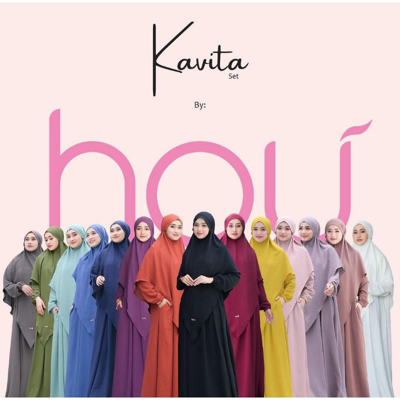 GAMIS KAVITA 2 BY HOUSE OF UGA (GAMIS SYARI CRINKLE) GAMIS SAJA // GAMIS CRINKLE POLOS PREMIUM