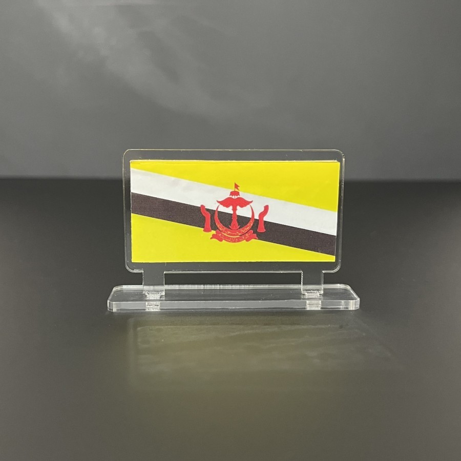 Bendera Meja Negara Brunei Darussalam Bendera Brunei Timbul MURAH
