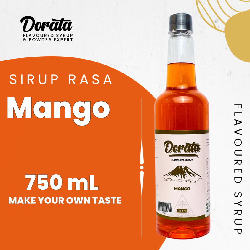 

Syrup Mango Dorata 750 ml - Sirup Dorata Rasa Mangga Premium