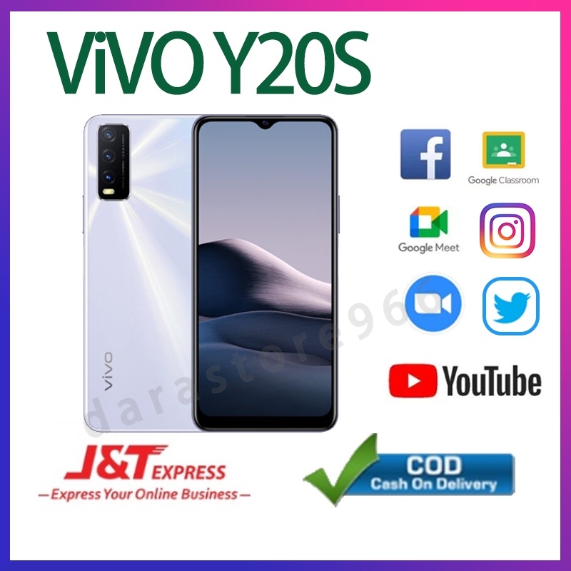 hp vivo y20s ram 8/256gb layar 6.51 inches Dual SIM 13MP+8MP Murah smartphone Android  garansi seller/TOKO