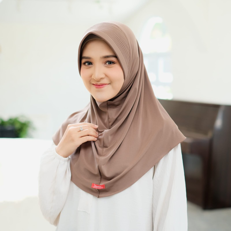 SPORTY PET BESAR | SPORTY JERSEY PREMIUM PET BESAR | JILBAB INSTAN JERSEY PREMIUM SEKOLAH