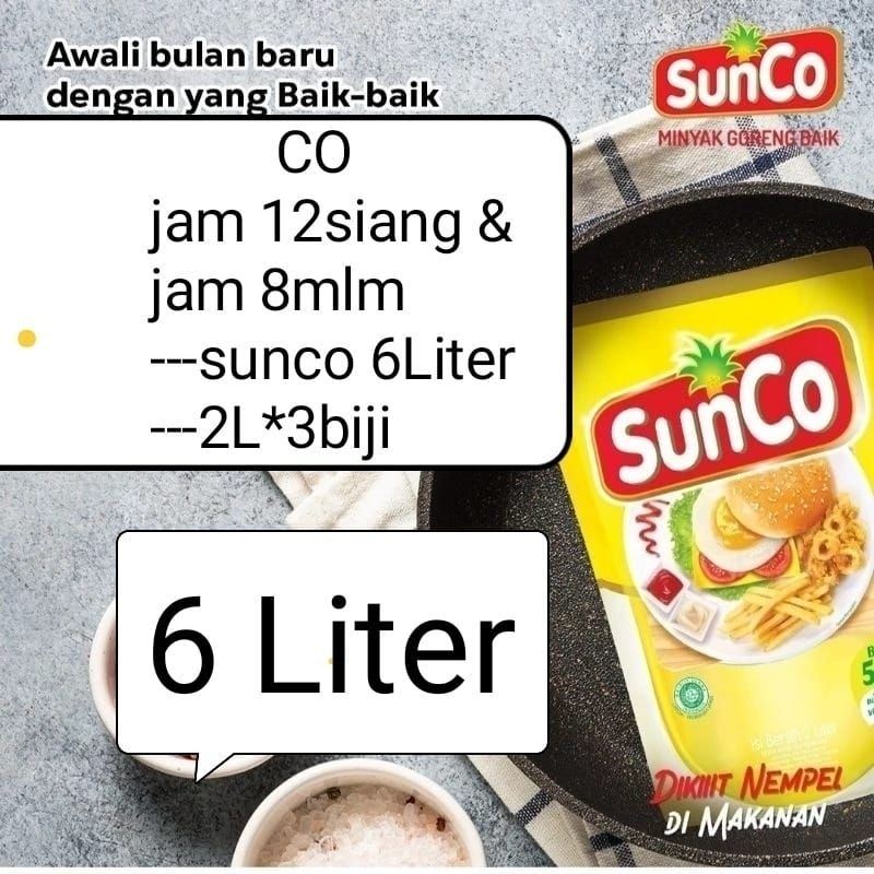 

sunco 6Liter (3*2L) freeongkir