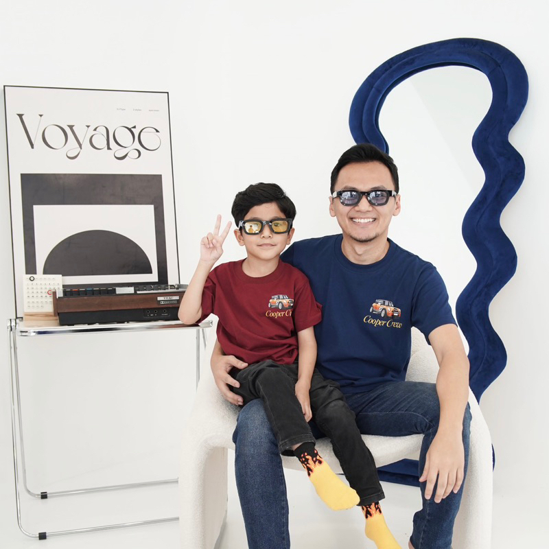 Cooper Kids Tshirt Kaos Anak Kaos Dewasa Kaos Couple Keluarga - - Kaos Anak Laki Perempuan Couple Ke