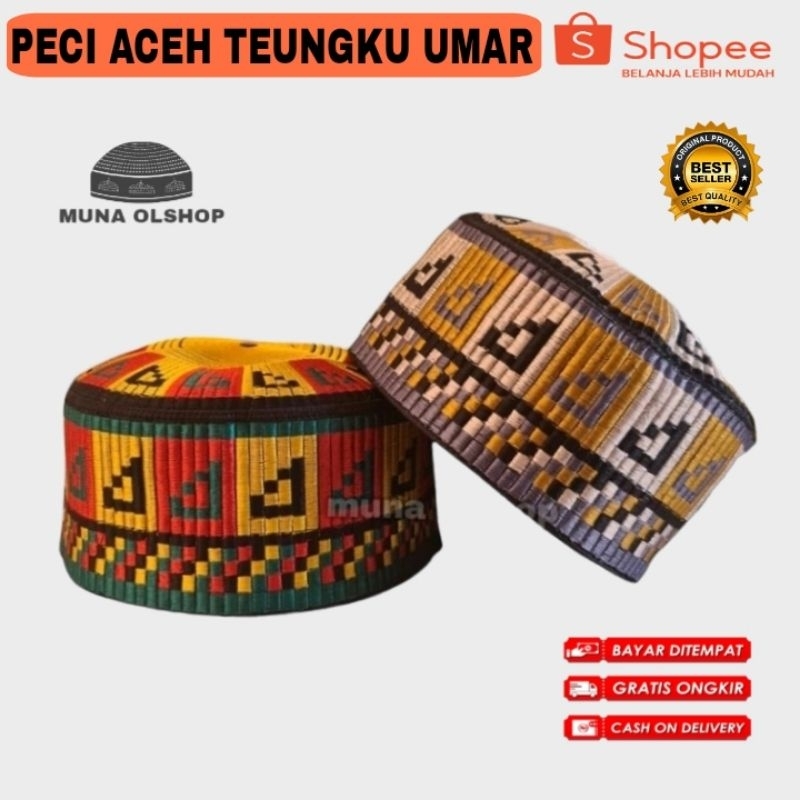 PECI SONGKOK KOPYAH TEUKU UMAR ACEH