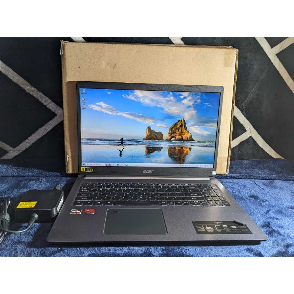 laptop Gaming Design Acer Aspire A515 AMD Ryzen 7 4700U SSD Slim Murah