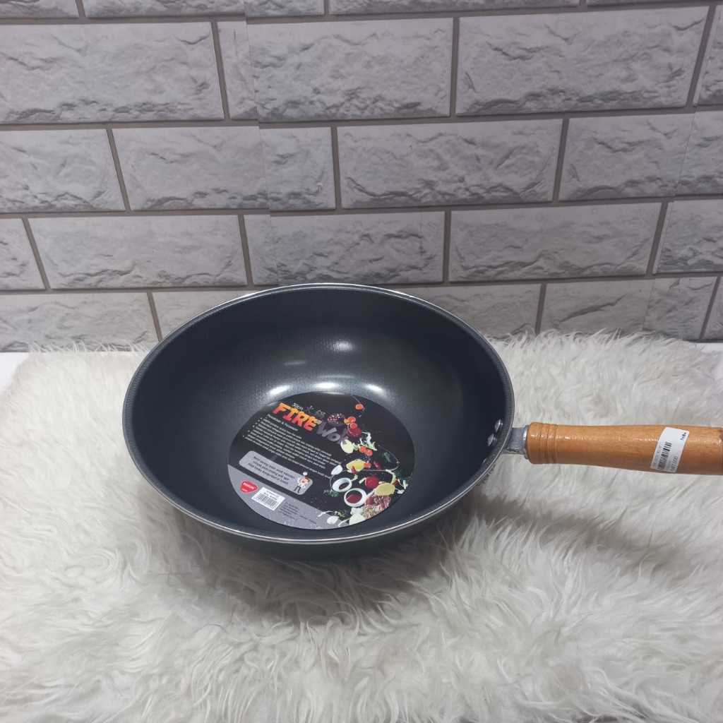 WAJAN PENGGORENGAN FIRE WOK UK 30CM  MASPION TERBARU ANTI LEKET