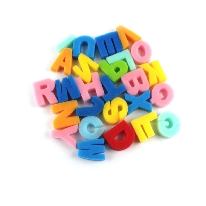 

(ALDEBARAN EDUTOYS) 26 PCS SPONS LUKIS HURUF KAPITAL / 26 PCS LETTERS SPONGE
