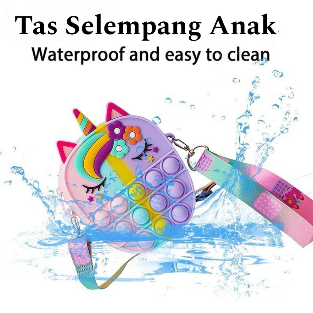 TAS ANAK KARAKTER LUCU/ TAS SELEMPANG ANAK RUBBER JELLY/ TAS MINI FASHION ANAK KARAKTER KARTUN LUCU/