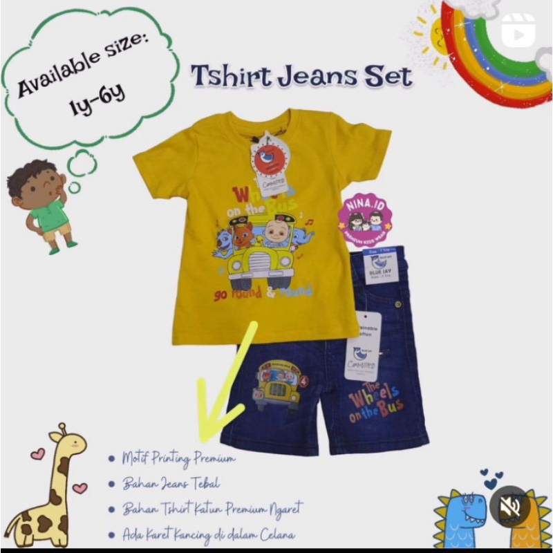 setelan anak coco melon