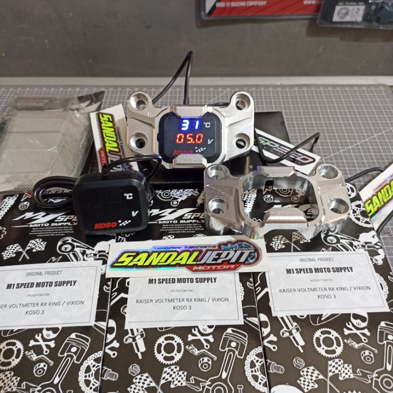 RAISER RX KING CNC RAISER VIXION CNC NEW OLD RAISER VOLTMETER RX KING DAN VIXION RAISER CNC SET VOLT