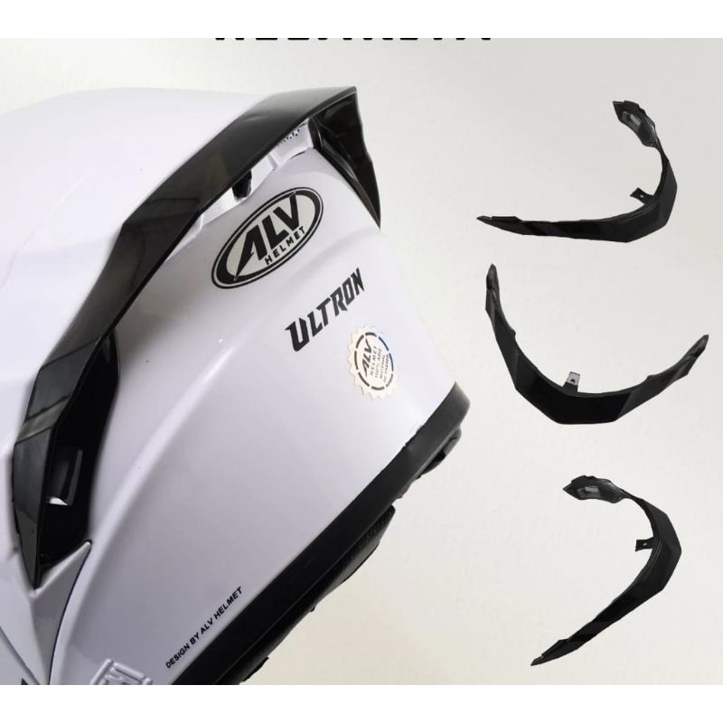 SPOILER HELM ALV BAHAN POLIKARBONAT