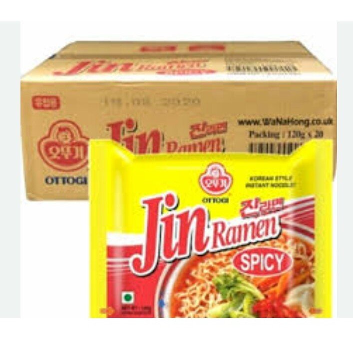 

OTTOGI Jin Ramen Hot /Box (120gr @ 20Pcs)