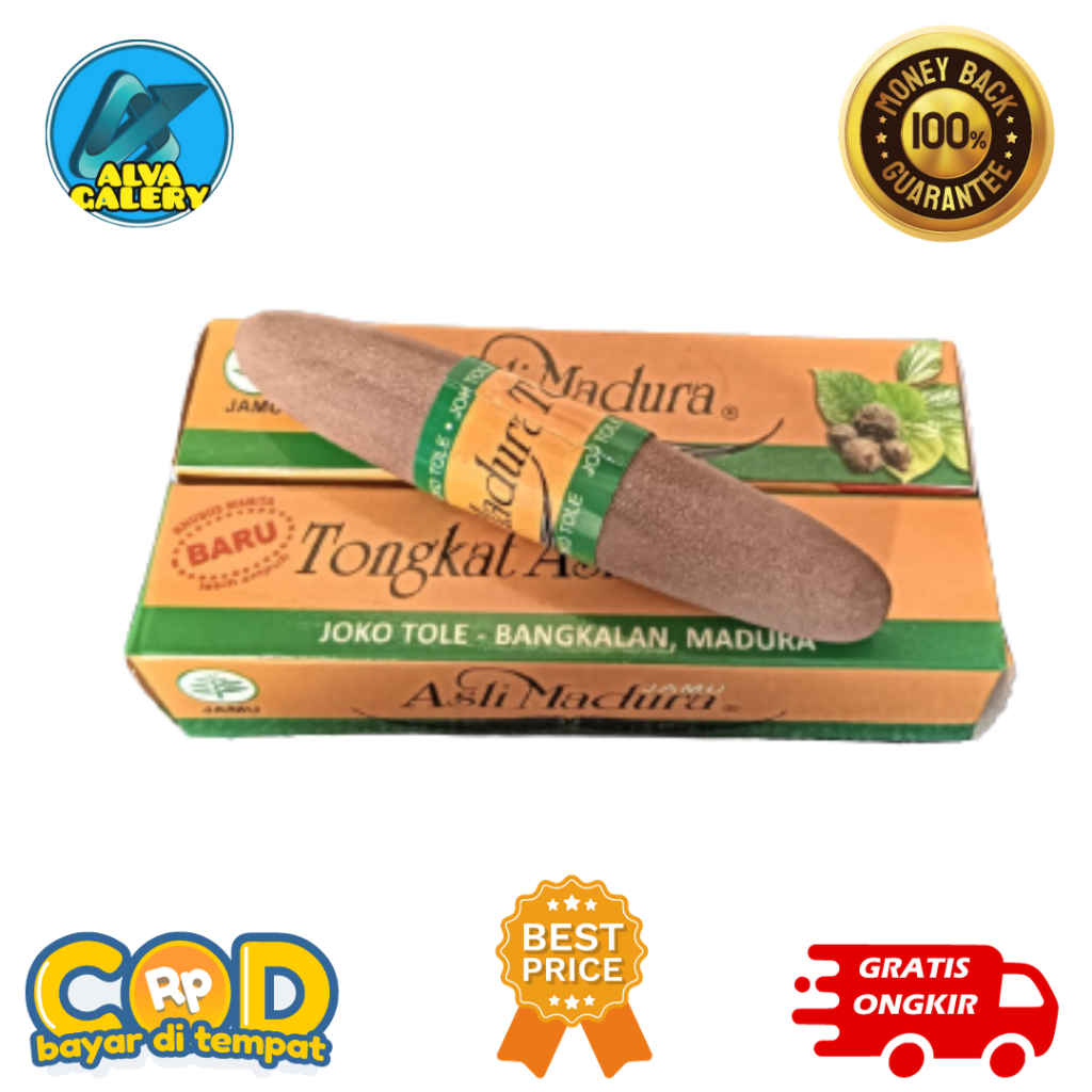 tongkat madura coklat, tongkat asli madura, tongkat madura herbal original, jokotole coklat