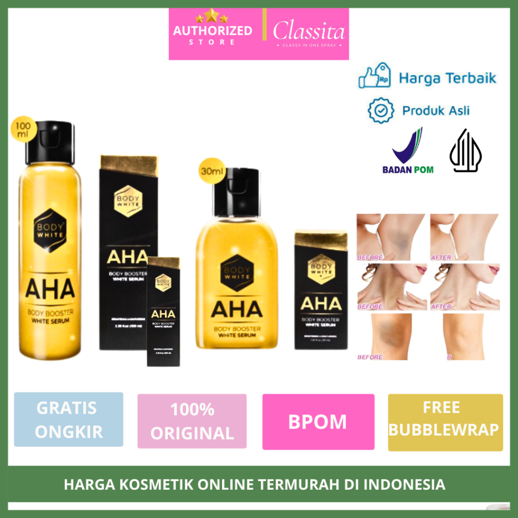 𝐂𝐋𝐀𝐒𝐒𝐈𝐓𝐀.𝐈𝐃 - Serum Aha Bha | Serum Aha | Body Booster Serum AHA | Body White Aha Body Booster White