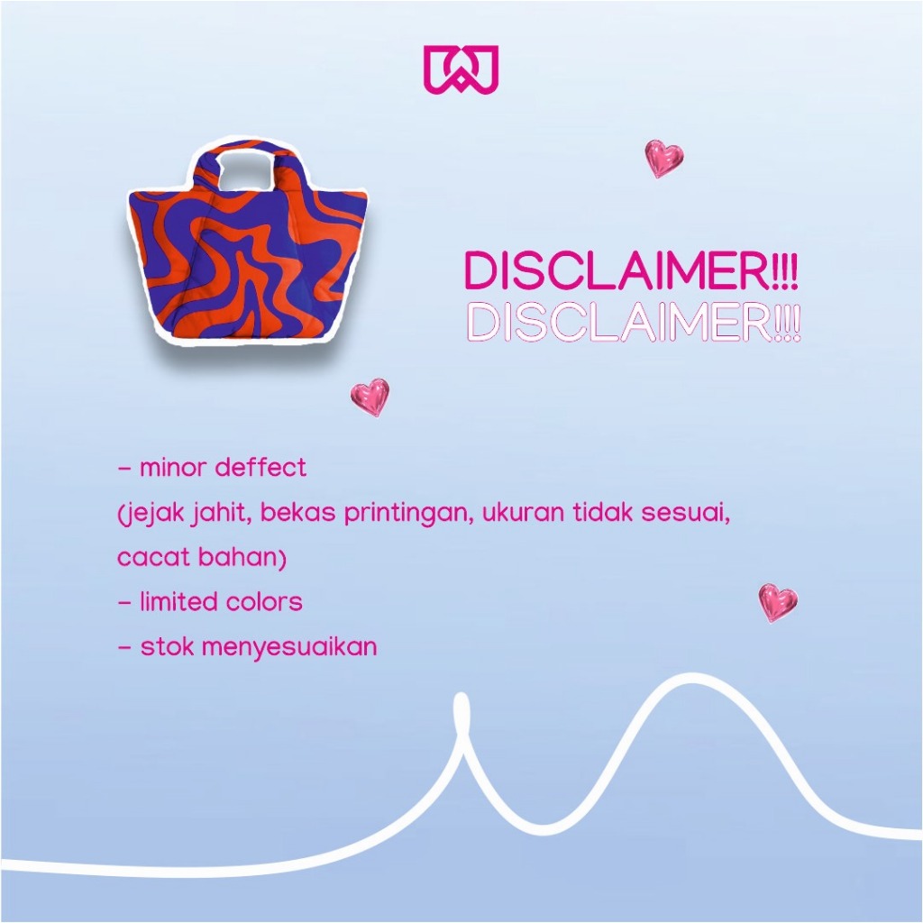 MINOR DEFECT BAG WE.KALA [WAJIB BACA DESKRIPSI]