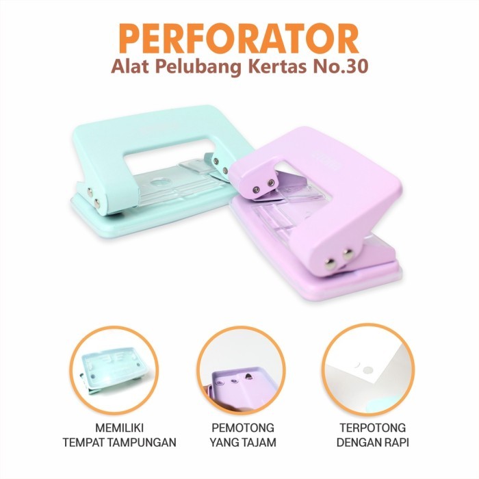 

Etona PUNCH No.30 / Alat Pembolong Kertas Perforator Etona No. 30