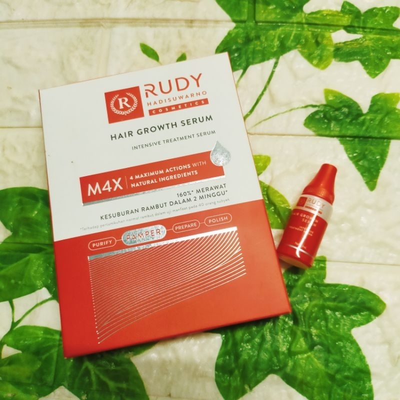 Rudy Hadisuwarno hair growth serum hair tonic penumbuh rambut rontok