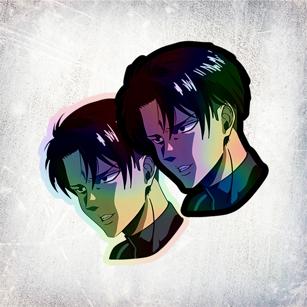 

STICKER HOLOGRAM ANIME LEVI ACKERMAN ATTACK ON TITAN (SHINGEKI NO KYOJIN)