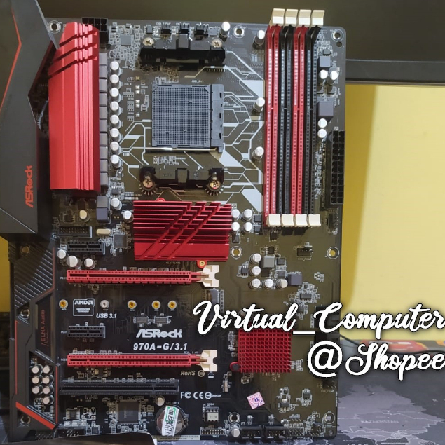 Asrock 970A-G/3.1 mainboard AM3+ support prosesor FX up to FX9590