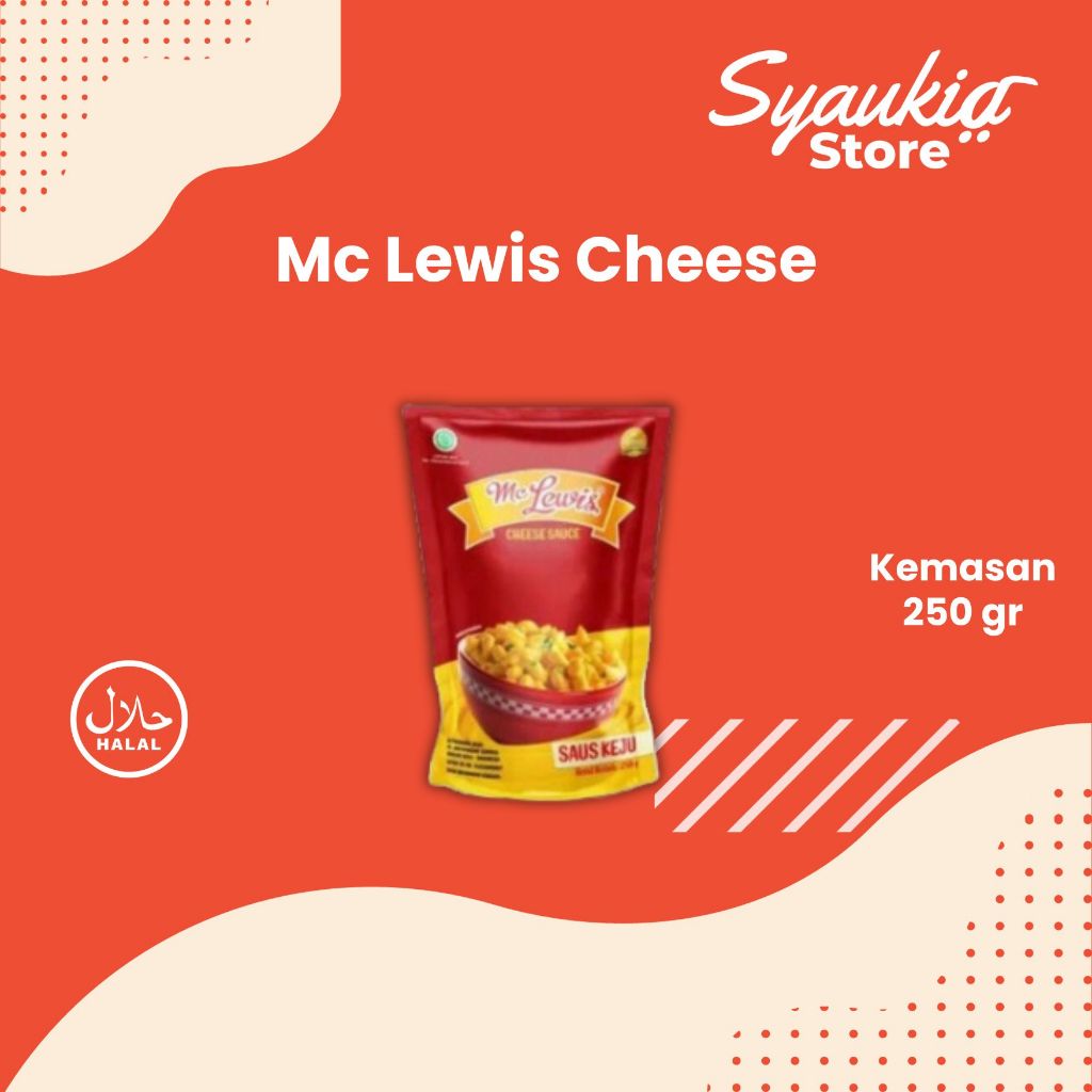 

Mc Lewis Cheese Sauce Saus Keju Mclewis 250g