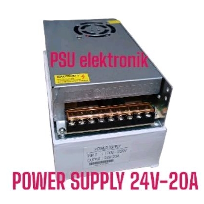 Power Supply 24V 20A PSU 24 Volt 20 Amper High Quality 20 Ampere 24v